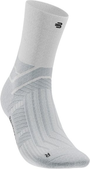 Bauerfeind Sports - Run Performance Mid Cut Socks - Laufsocken Gr 42-45 grau