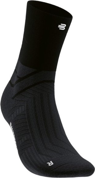 Thumbnail - Bauerfeind Sports - Run Performance Mid Cut Socks - Laufsocken Gr 46-49 schwarz