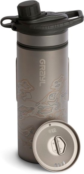 GRAYL - GeoPress Purifier Titanium Bottle - Wasserfilter Gr 710 ml schwarz