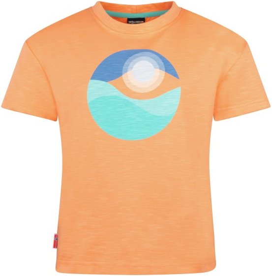 Trollkids - Girl's Halsafjord T-Shirt - T-Shirt Gr 176 orange