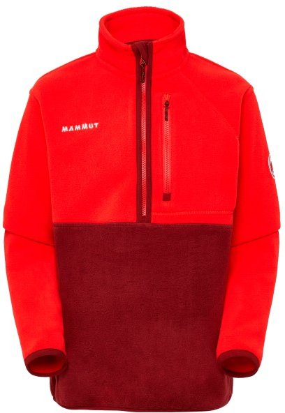 Thumbnail - Mammut - Kid's Waymarker Midlayer Half-Zip Pull - Fleecepullover Gr 116 rot