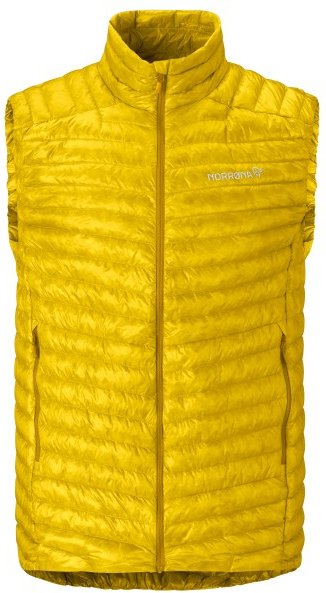 Thumbnail - Norrøna - Trollveggen Superlight Down800 Vest - Daunenweste Gr XL gelb