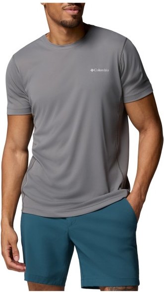 Thumbnail - Columbia - Zero Rules Light S/S Crew - Funktionsshirt Gr L grau