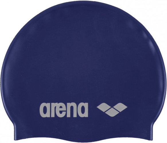 Arena - Classic Silicone - Badekappe blau/grau