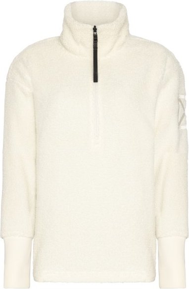 Thumbnail - Didriksons - Women's Monia Half-Zip - Fleecejacke Gr 48 weiß