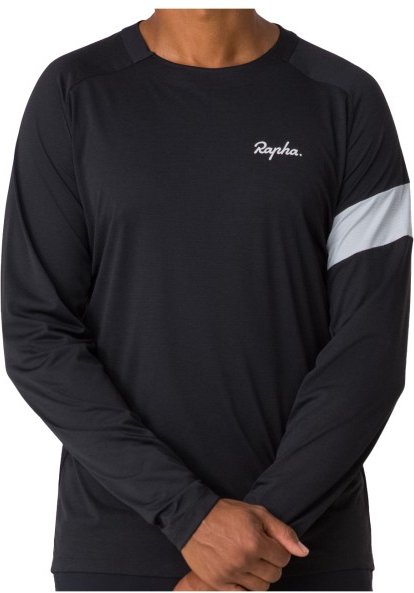 Rapha - Trail Long Sleeve Technical T-Shirt - Radtrikot Gr M schwarz