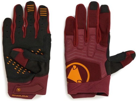 Endura - Singletrack II - Handschuhe Gr S rot
