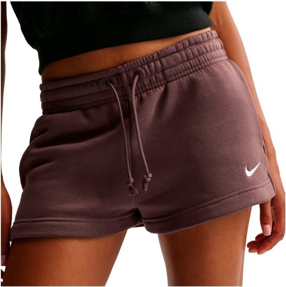 Thumbnail - Nike - Women's NSW Phoenix Fleece Mid-Rise Shorts - Laufshorts Gr S braun