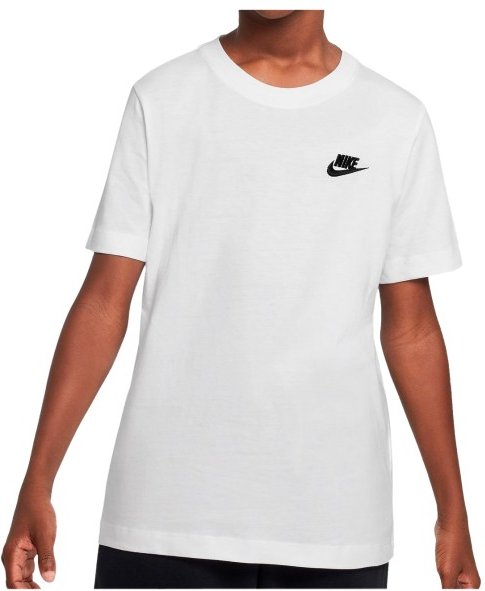 Thumbnail - Nike - Big Kid's Sportswear Tee - T-Shirt Gr S weiß
