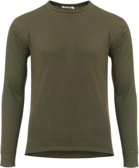Thumbnail - Aclima - Woolterry Crew Neck - Merinopullover Gr 3XL oliv