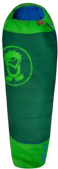 Trollkids - Kid's Fjell Dreamer Extendable - Kinderschlafsack Gr 160-190 x 68 x 45 cm - Body Length: 130-170 cm grün