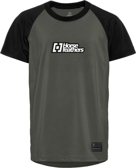 Horsefeathers - Kid's Spike Bike Jersey - Radtrikot Gr S grau