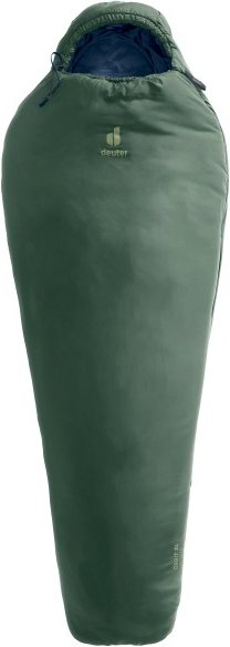 Deuter - Women's Orbit SL +5°C - Kunstfaserschlafsack Gr 198 x 74 x 47 cm ivy /blau