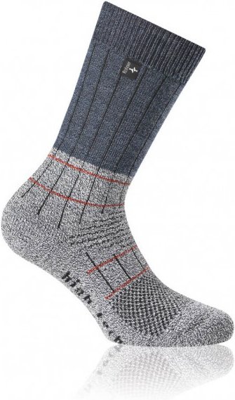 Thumbnail - Rohner - Fibre High Tech Junior - Wandersocken Gr 27-30 grau