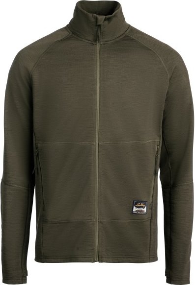 Lundhags - Tived Merino Full Zip - Merinojacke Gr M braun/oliv