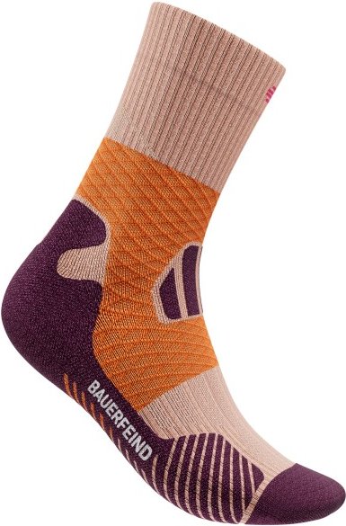 Bauerfeind Sports - Women's Trail Run Mid Cut Socks - Laufsocken Gr 43-46 bunt
