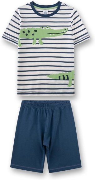 Sanetta - Kid's Pyjama 1/2 233689 - Alltagsunterwäsche Gr 116 grau