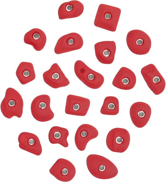 KMZ Holds - Set 3 - 22er Set S Klettergriffset rot