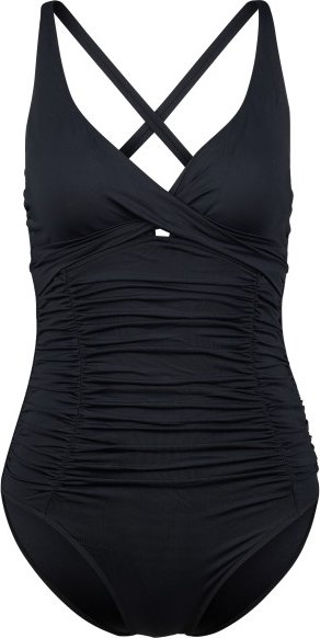Seafolly - Women's Collective MF Gathered Wrapfront Onepiece - Badeanzug Gr 32 schwarz
