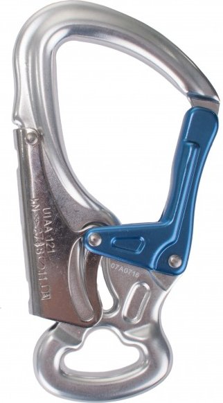 Salewa - Attac G3 - Klettersteig-Karabiner Gr One Size grau