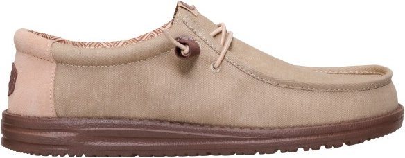 HeyDude - Wally Stretch Canvas Block - Sneaker Gr 45 braun/beige