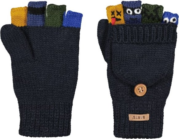 Barts - Kid's Puppeteer Bumgloves - Handschuhe Gr 5 schwarz/blau