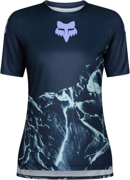 FOX Racing - Women's Ranger S/S Jersey Image Print - Radtrikot Gr M blau