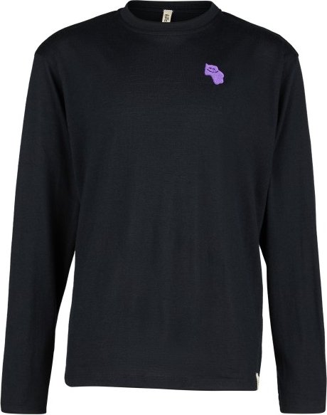 Odlo - Kid's Crew Neck L/S Merino Graphic T-Shirt - Merinoshirt Gr 140 schwarz