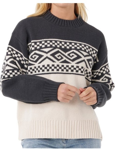 Rip Curl - Women's Cosmic Kiss Sweater - Pullover Gr L grau