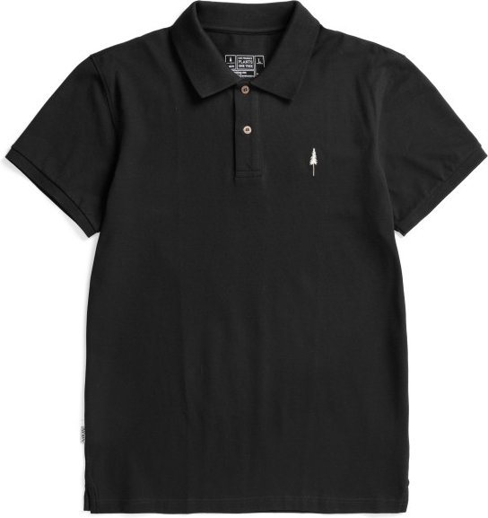 NIKIN - Treepolo - Polo-Shirt Gr L schwarz