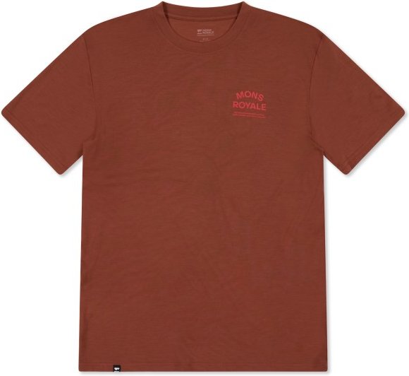 Mons Royale - Icon Merino T-Shirt - Merinoshirt Gr XL rot