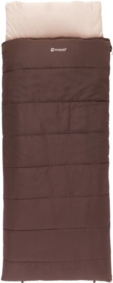 Outwell - Contour Supreme Coffee - Kunstfaserschlafsack Gr 220 x 85 cm braun
