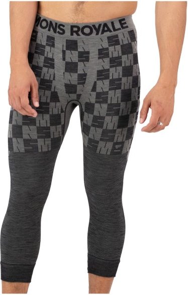Mons Royale - Ascender Merino Seamless 3/4 Legging - Merinounterwäsche Gr S grau