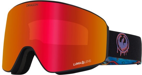 Dragon - PXV (VLT 6% + 66%) - Skibrille Gr L rot