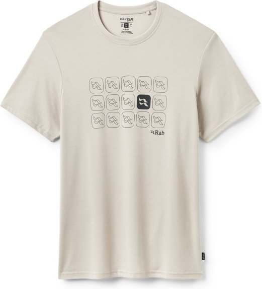 Rab - Crimp Repeat Tee - Funktionsshirt Gr M beige
