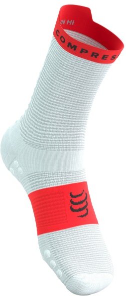 Compressport - Pro Racing Socks V4.0 Run High - Laufsocken Gr T4 - EU: 45-48 grau