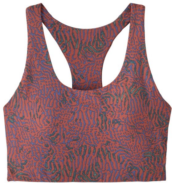 Patagonia - Women's Maipo Mid Impact Bra - Sport-BH Gr XL braun/lila