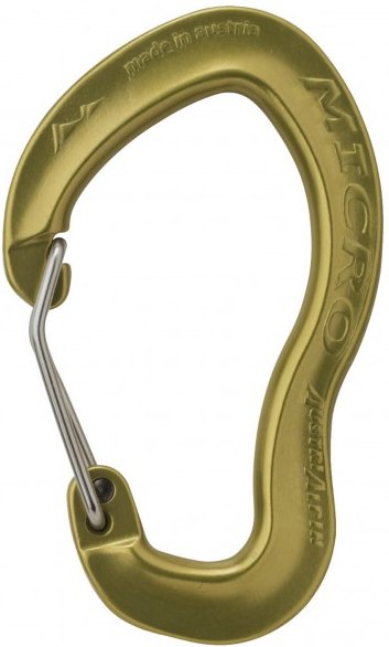 AustriAlpin - Micro Colors Wire - Schnappkarabiner oliv
