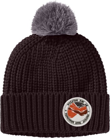Jack Wolfskin - Kid's Pompom Badge Beanie - Mütze Gr S schwarz