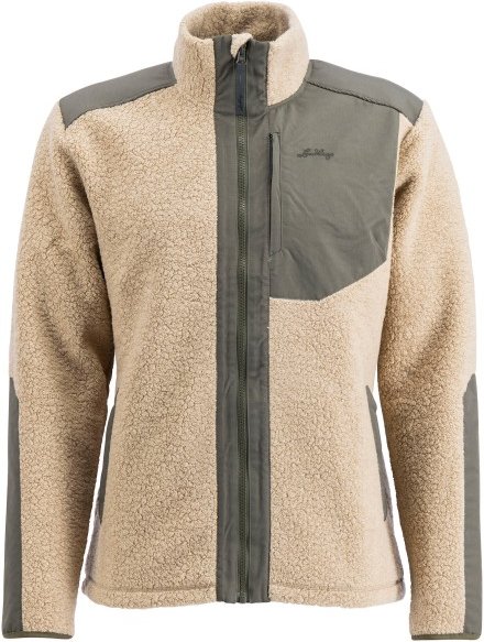 Thumbnail - Lundhags - Saruk Wool Pile Mid Full Zip - Fleecejacke Gr S beige