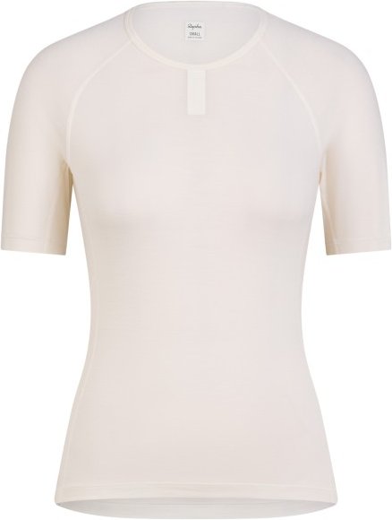 Rapha - Women's Merino Base Layer Short Sleeve - Merinounterwäsche Gr L weiß