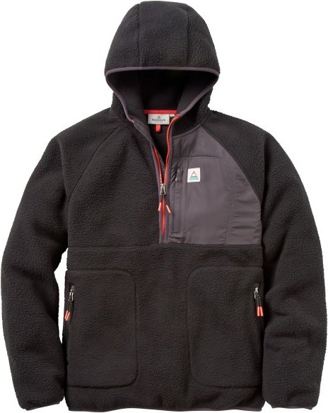 Thumbnail - Passenger - Ventura 1/2 Zip Recycled Sherpa Fleece - Fleecepullover Gr S schwarz