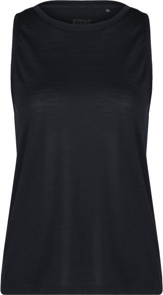 Stoic - Women's MerinoChill MMXX. Göteborg Tank - Merinoshirt Gr S schwarz