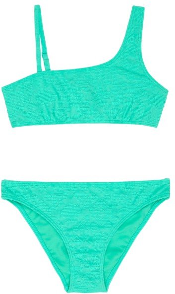 Roxy - Kid's Hippie Hour Assymetric Bra Set - Bikini Gr 12 Years türkis
