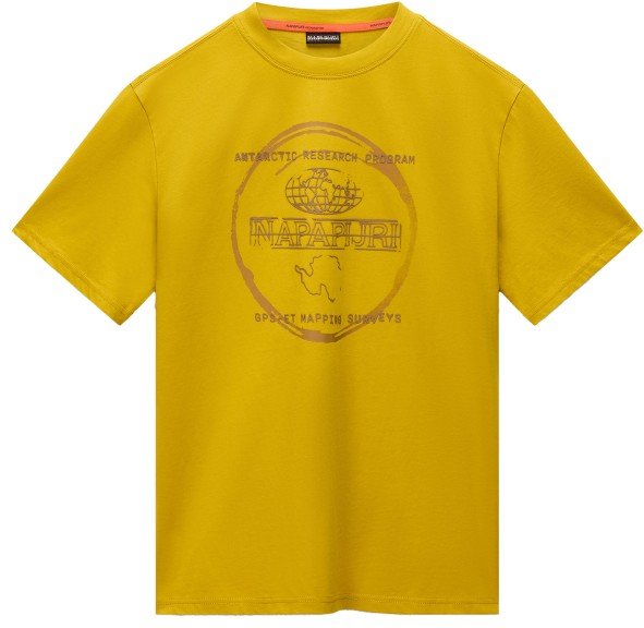 Thumbnail - Napapijri - S-Bald S/S - T-Shirt Gr M gelb