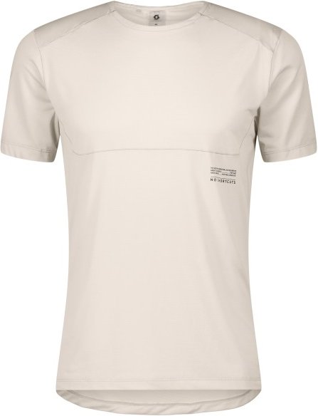 Scott - Tee Endurance Tech S/S - Laufshirt Gr M weiß/beige
