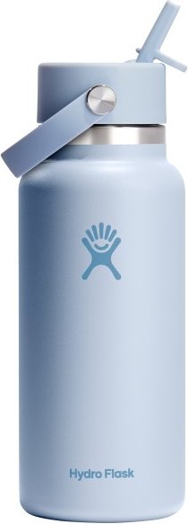 Hydro Flask - Wide Flex Straw Cap - Trinkflasche Gr 946 ml grau