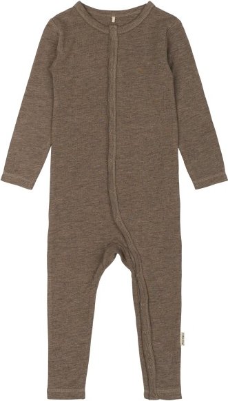Mikk-Line - Kid's Wool/Bamboo L/S Suit - Overall Gr 74 braun