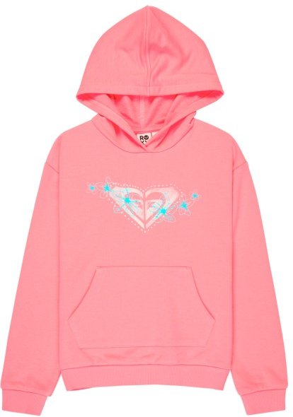 Roxy - Kid's Surf Feeling Hoodie Terry - Hoodie Gr 14 Years - XL rosa