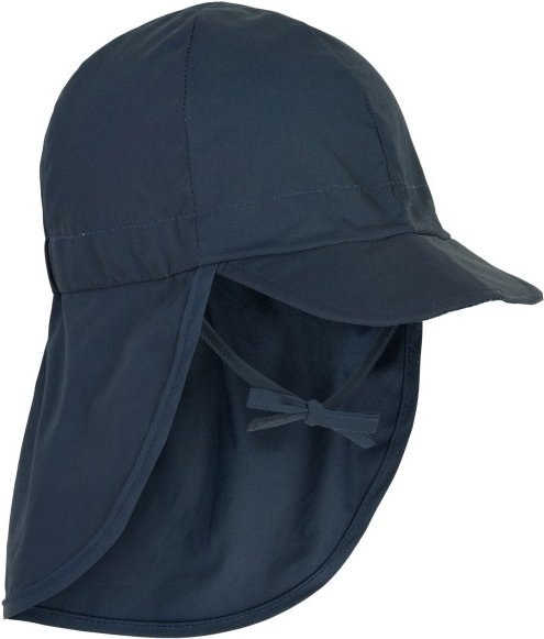 Thumbnail - Mikk-Line - Kid's Summercap Long Neck Solid - Cap Gr 55 cm - 6-8 Years blau